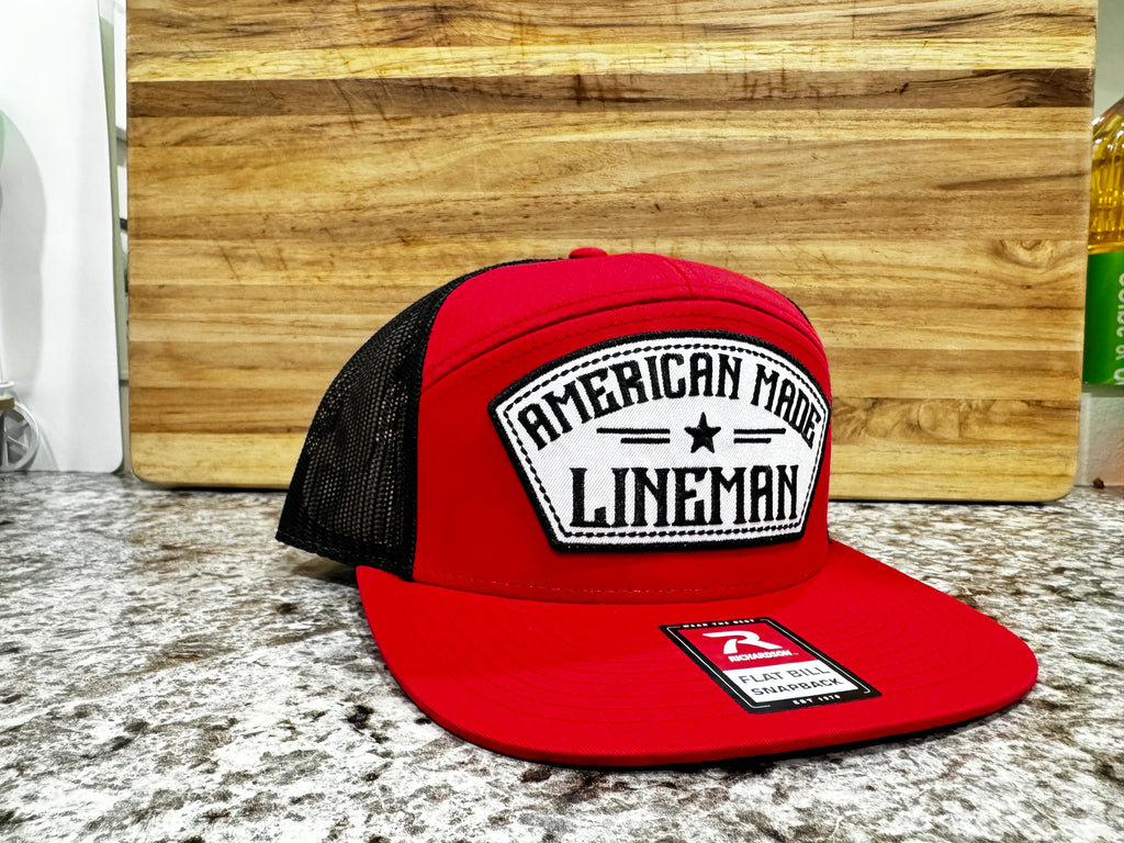 Red "American Made" Snapback