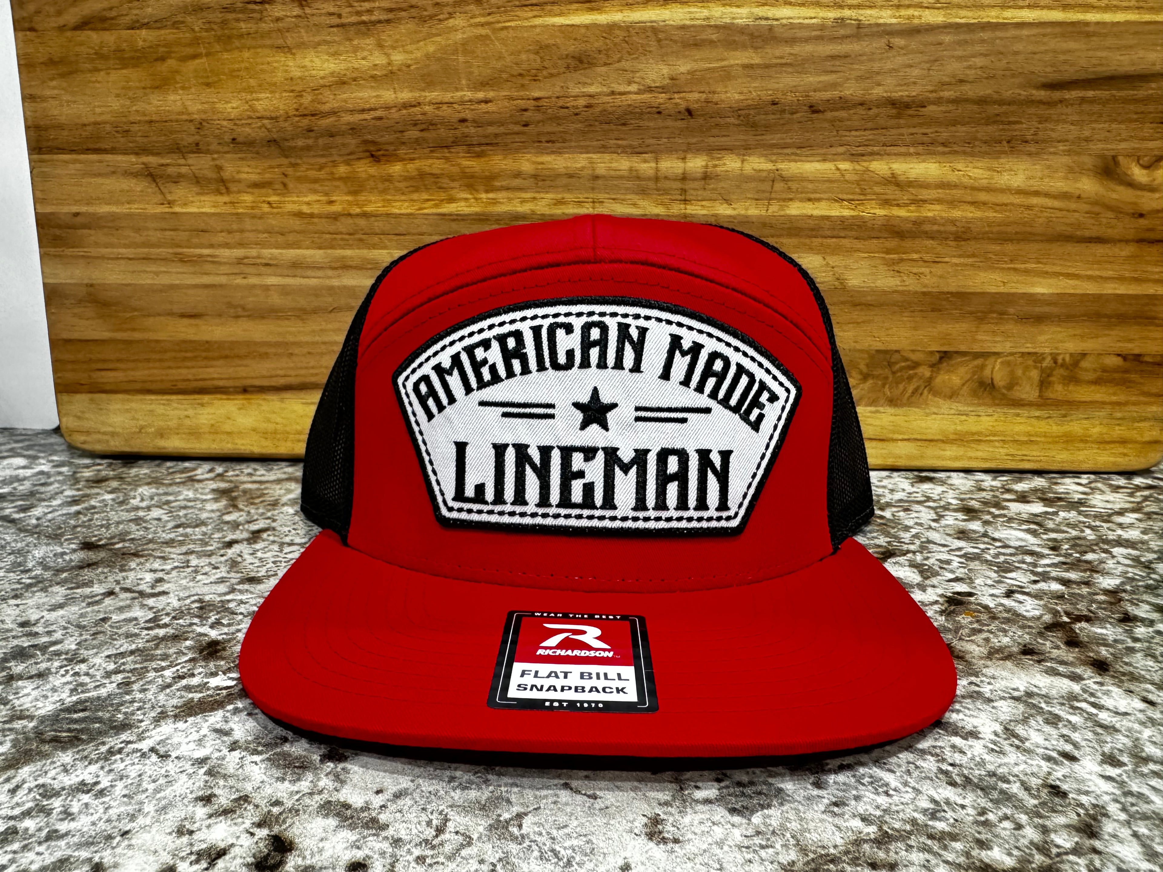 Red "American Made" Snapback