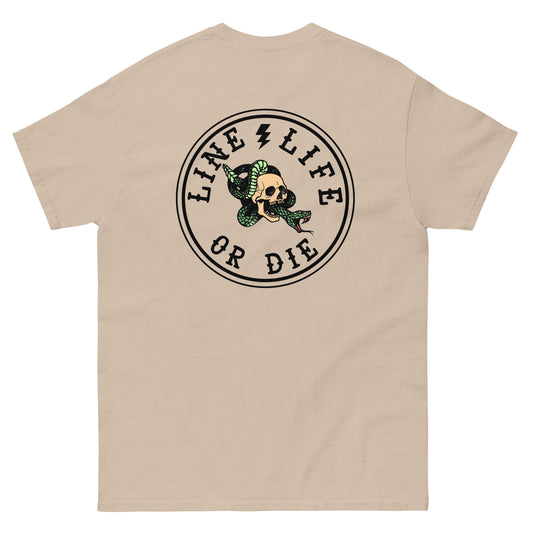 Line Life or Die Tee